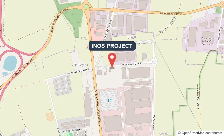 Mappa: INOS PROJECT a Origgio (VA)